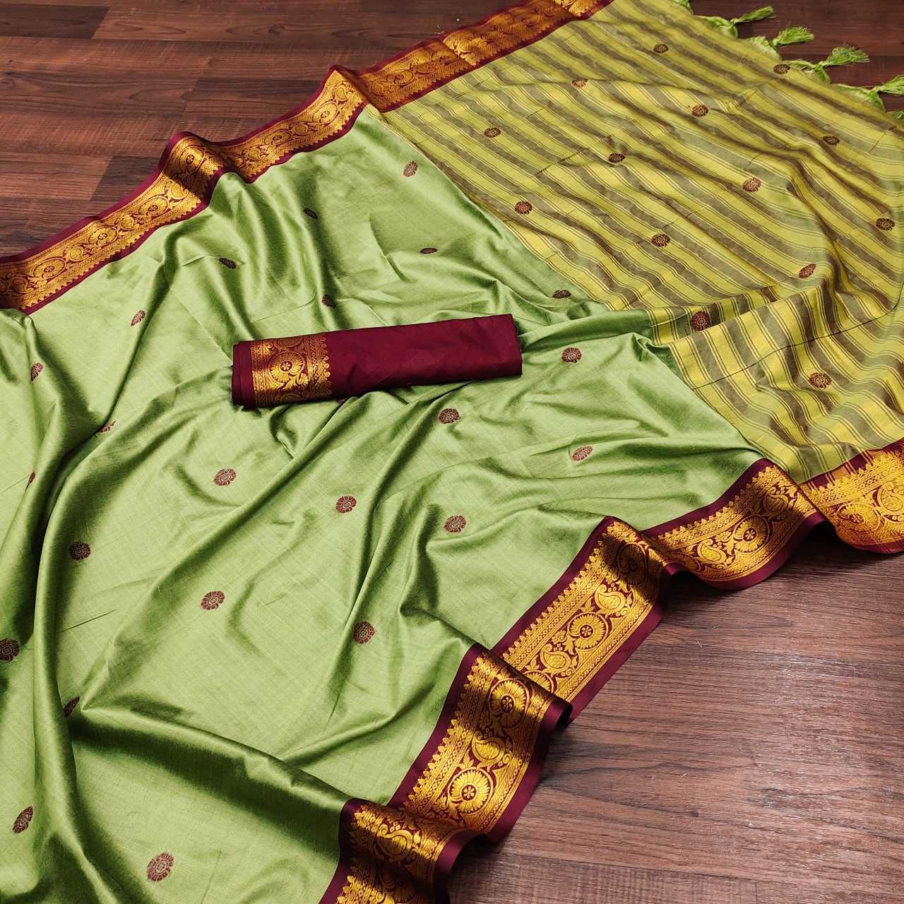 YNF SILK COTTON RUD MATCHING WHOLESALE SAREES MANUFACTURER         